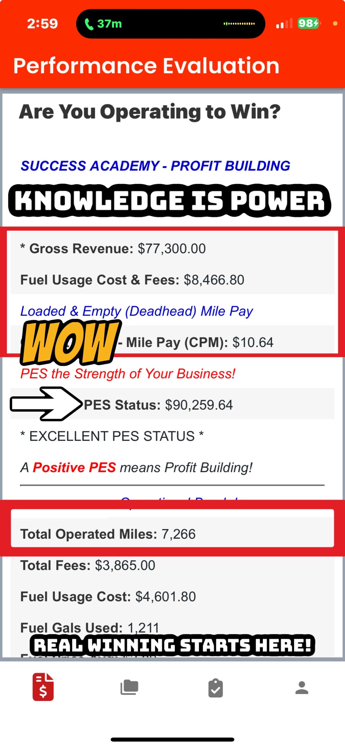 Quick Load Evaluation