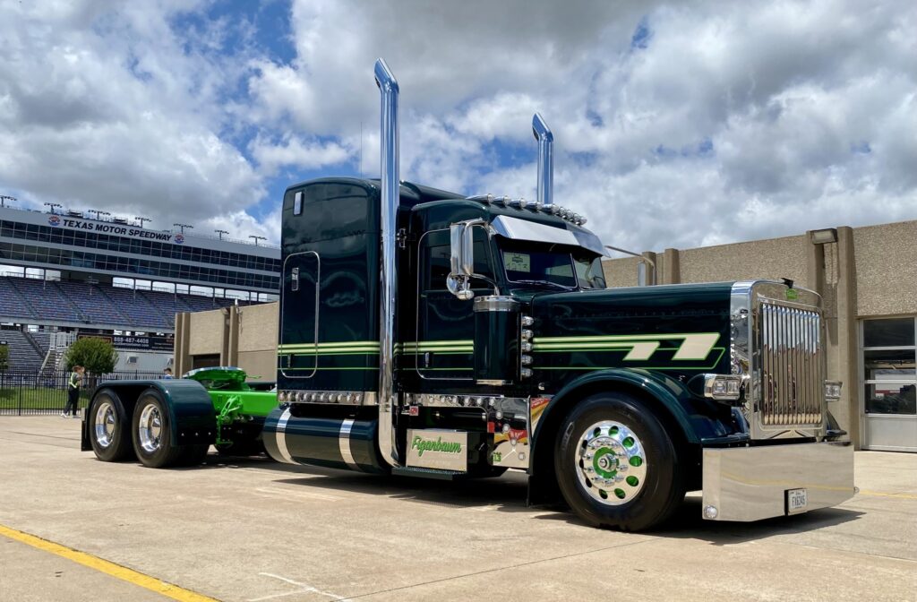 Green truck at Shell SuperRigs