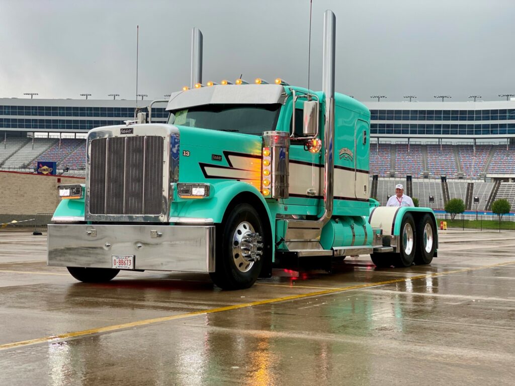 A truck parked during SuperRigs