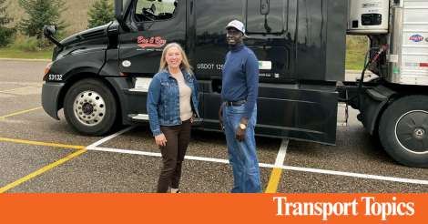 The long journey of an immigrant to freedom leads to trucking