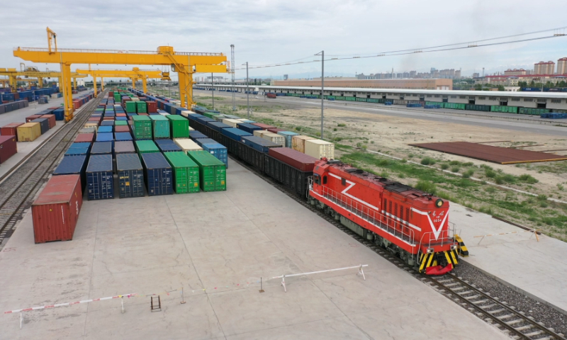 The Urumqi International Land Port Area in Northwest China's Xinjiang Uygur Autonomous Region. Photo: Liu Yang/GT