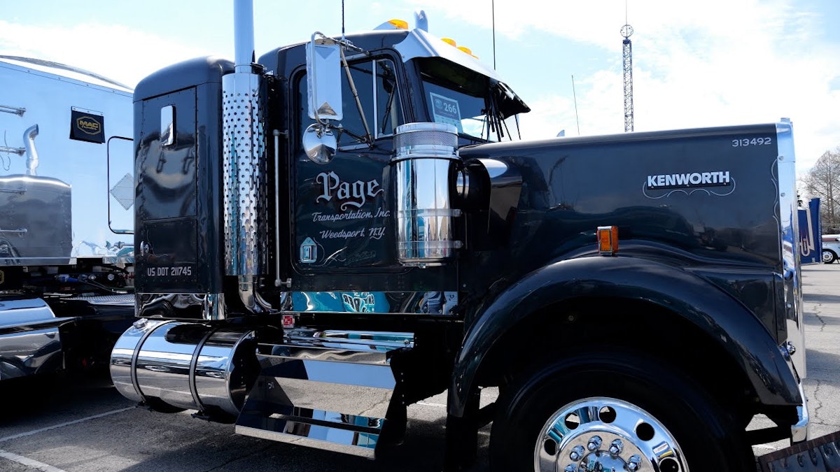 Page Transportation’s fully renovated ’83 Kenworth ‘9