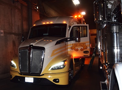 Docked at the final destination in the bowels of Bridgestone for the Friday show.