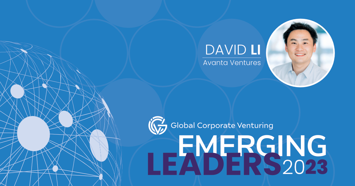 David Li, Avanta Ventures, Emerging Leader 2023