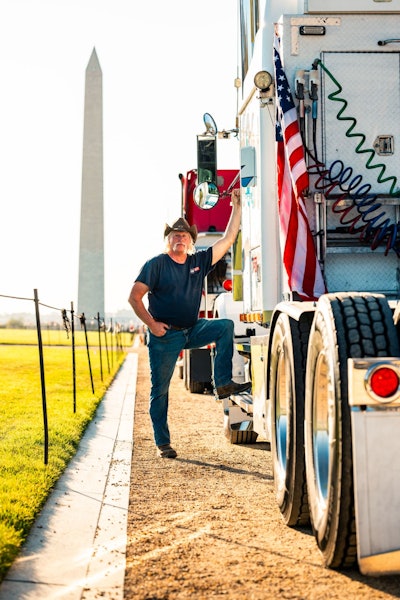 Dave Mitchell with his 1990s Western Star