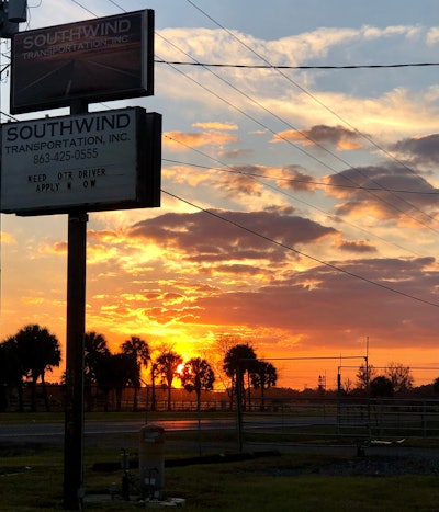 Southwind Transportation sign