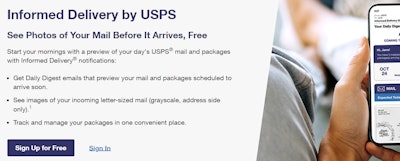 Informed Delivery by USPS