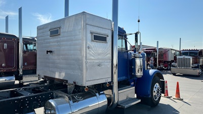Sleeper on Shawn Wright's 1968 Peterbilt 358A