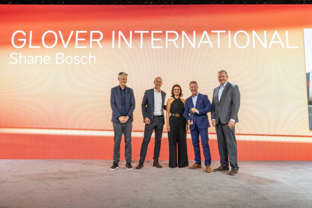 Glover International award presentation
