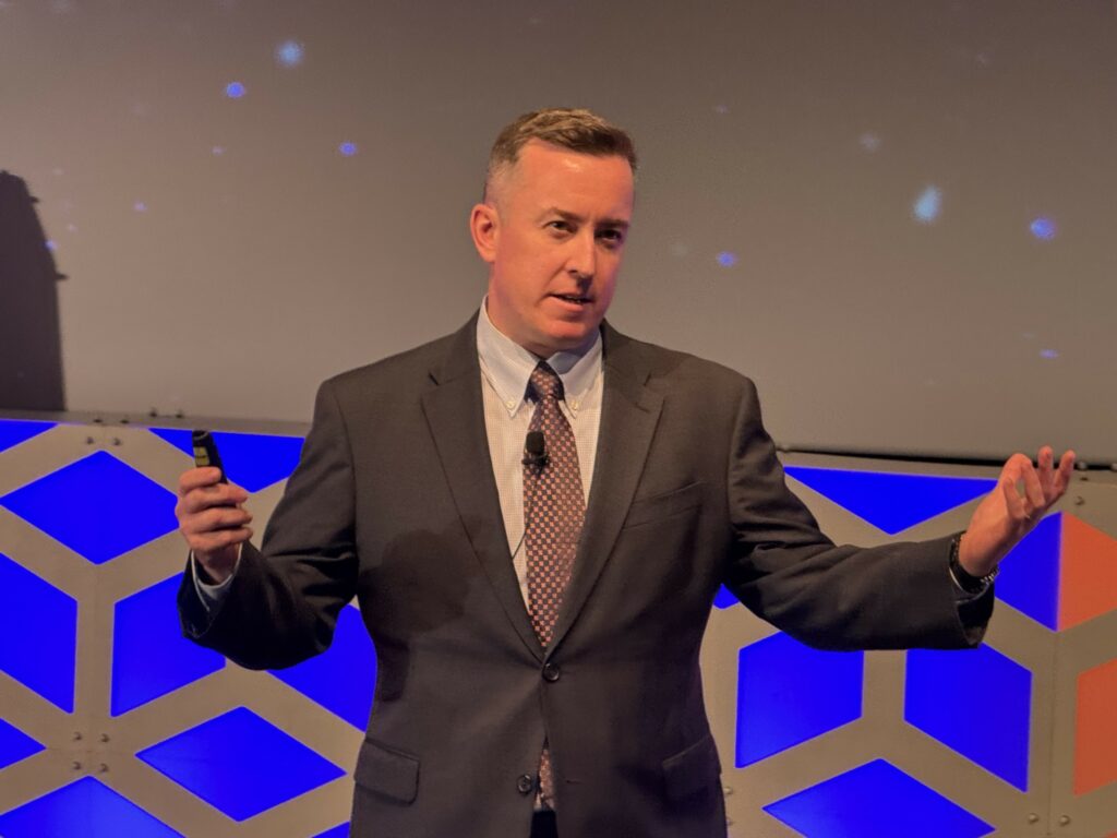Kevin Mulvaney speaking at 2025 Best Fleets to Drive For conference in Charlotte, N.C. (
