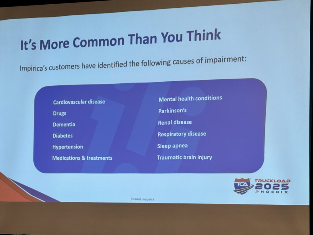 Impairment panel presentation slide